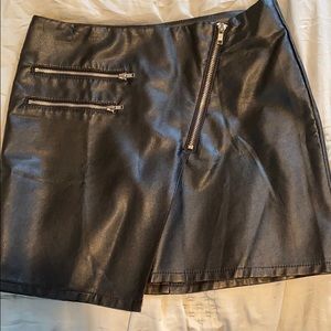 Asymmetric Mini Skirt